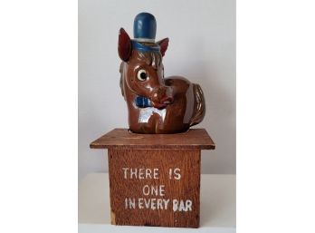 Of Course There's An Arse In Every Bar! Vintage Whimsical Sonsco Jack Ass Decanter Great Conversation Piece