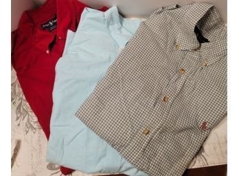 Men's Ralph Lauren (Not Polo) Button Down Casual Shirt Lot Size XL All Appear To Be In Great Condition