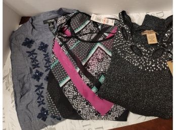 NWT Women's Plus Size Blouse And Sweater Lot