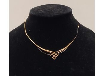 Vintage 14K Gold Italy Necklace For Repair Or For Gold