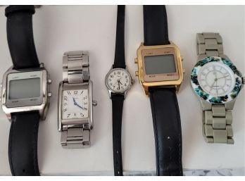Watch Lot Including Coach And Vintage Timex Untested