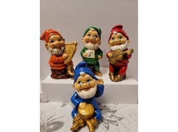 To Gnome Me Is To Love Me! Vintage 50s Hand-made Musical Gnome Lot