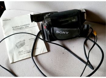 Sony Video Camera Recorder Works