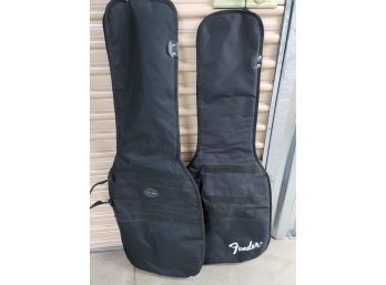 NWOT Pair Of Fender Soft Shell  Gig Bags Excellent Condition