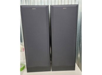 Pair Of Sony SS-4532AV 3 Way Speakers 37inH Excellent Condition