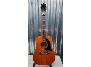 Woah!! Vintage 1968 Framus Texan 12 String Acoustic Guitar With Org. Case Made In Germany Great Condition!