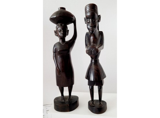 Vintage African Wood Sculptures