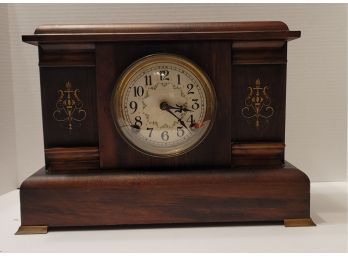 Another Gorgeous Clock To Save! Vtg/antique Sessions Mantle Clock