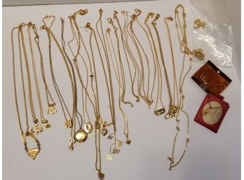 Vintage 80s NOS Gold Tone Jewelry Lot C Those Turtles!