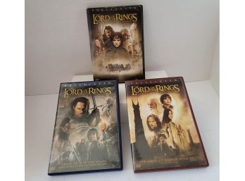The Lord Of The Rings DVD Collection Excellent Condition