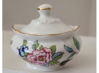The Cutest Darn Trinket Box Ever! Vintage Aynsley Porcelain Box Excellent Condition 2 1/2x2
