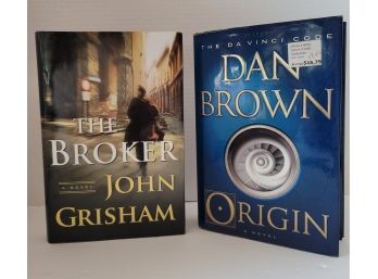 Dan Brown And John Grisham Hardcover Novels Excellent Condition