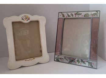 Vintage Picture Frames Love The Stained Glass! Excellent Condition