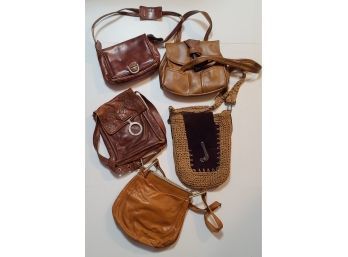 Rad Vintage Leather Suede Boho Western Purses