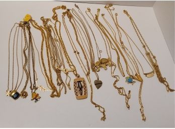 Vintage 80s NOS Gold Tone Jewelry Lot B  Those Enamel Mushrooms!