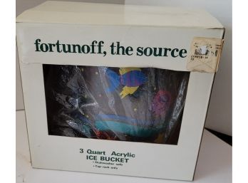 God I Miss This Store! Vtg NOS 3qt Acrylic Ice Bucket Excellent Condition Here Fishy Fishy!