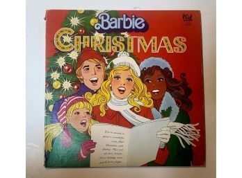 1981 Mattel Barbie Christmas  Record CHRISTMAS WITH BARBIE