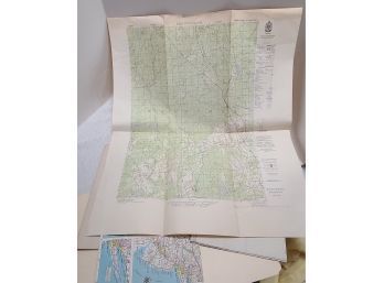Vintage Map Collection Canada And More Dating To The 50s