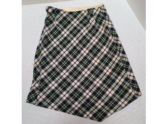 1960s Asymmetrical Hem Mod Skirt XS Union Label