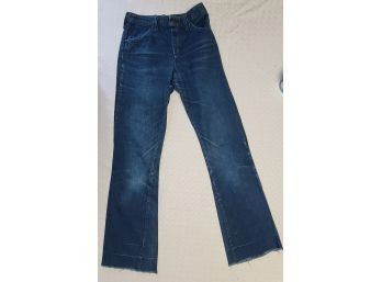 YOU BETCHER BUNS THESE ARE ORIGINAL 197OS Stretch Denim Bellbottom Jeans