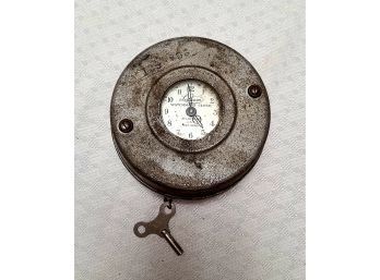 WHAT AN AMAZING FIND Vintage Lathem Watchman's Clock Time Detector WITH KEYS