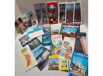 Vintage Postcards, Maps, And Other Travel Epherma