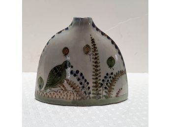 Handpainted Vintage Mexican Ceramic Vase