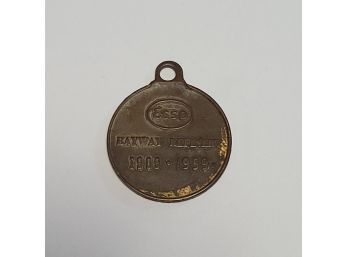 1959 Esso Bayway Refinery 50th Anniversary Medallion