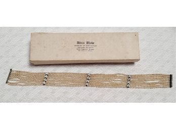 GLAM TO THE MAX Vintage Rhinestone And Beaded Choker