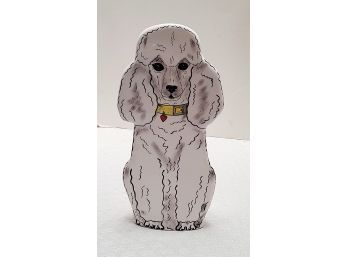 WE CANT BE FRIENDS IF YOU DONT WANT THIS Hamdpainted Poodle Vase By Dogs By Nina Lyman