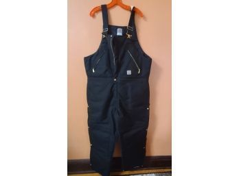 NEVER PASS ON A CARHARTT JUMPSUIT Black And Like New 40x30