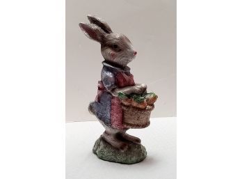 THE EASTER BUNNY IS COMING Large Decor Figurine