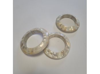Large Mother Of Pearl Bangles