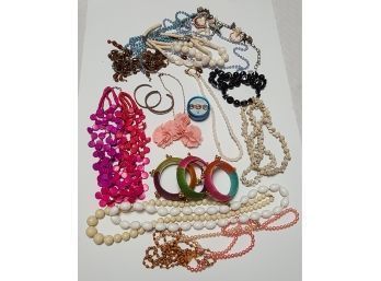 COLOR FOR SPRING Shells And More Costume Jewelry