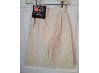 Vintage 70s Ellen Tracy NOS Taffeta Skirt Union Label! Size 7 Excellent Condition!