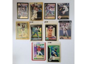 Baseball And Basketball Card Lot. All Cards In Plastic Coverings