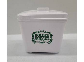 Vintage Golden Nugget Casino Ice Bucket 6x7x6