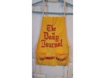 The Daily Journal Vintage Newspaper Apron From My Home Town Elizabeth!