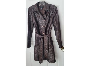 Vintage Peck & Peck Faux Snakeskin Jacket PRETTY COOL! Size Med Excellent Condition!