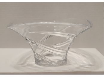 Beautiful Marquis By Waterford Trillium Collection Triangular Crystal Bowl