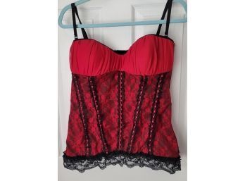 Like New! Just Sexy Lingerie Bustier Size 2x