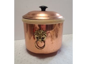 THE LIONS Vintage Coppercraft Guild Ice Bucket