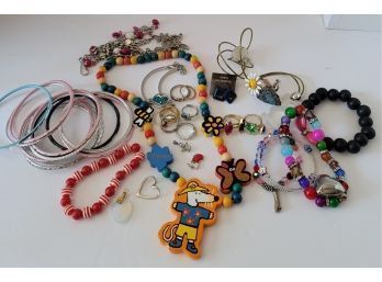 Fun Jewelry Stuffs For A Little Girl Incl Vintage Maisy Necklace And Sterling Heart