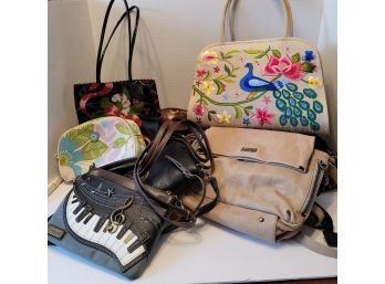 Bag Lot- Vintage To Newer-Hand, Shoulder, Crossbody- Good To Excellent Condition Tory Burch Not Authenticated