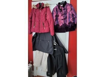 NWT And Like New Coat, Jacket And Vest Lot Incl. Calvin Klein Excellent Condition Med-large