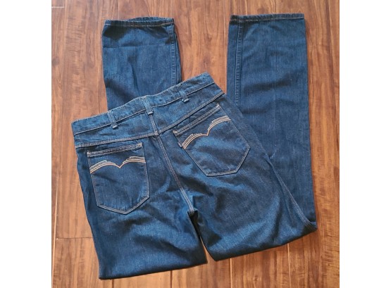 YALL NOS 1970S ORANGE TAB MEN'S LEVI'S Jeans 33x32 SCREAM WITH ME