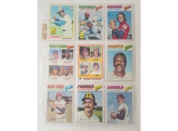 Vintage 1970s Baseball Cards Incl Nolan Ryan
