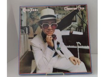Vintage 1974 Elton John Greatest Hits Vinyl LP Tested Good Condition