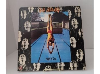 Vintage 1981 Def Leppard High 'n' Dry Vinyl LP Tested Good Condition