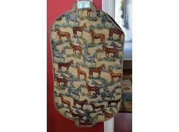 Vintage Alfagear Horse Tapestry Garment Travel Bag Excellent Condition